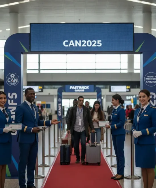 Fast Track pour CAN2025 : l’arrivée VIP unique indispensable dans les aéroports du Maroc