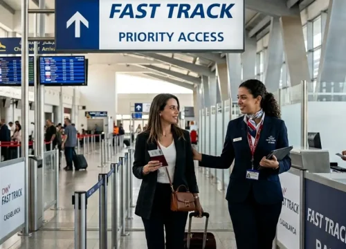 Fast Track à Casablanca : Meilleur Voyage Sans Attente à l’Aéroport Mohammed V